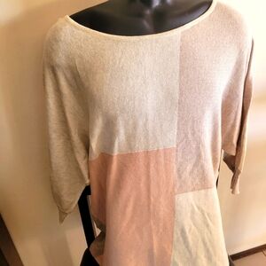 Cleo Lightweight multicoloured wide neck Cardigan Sweater XL